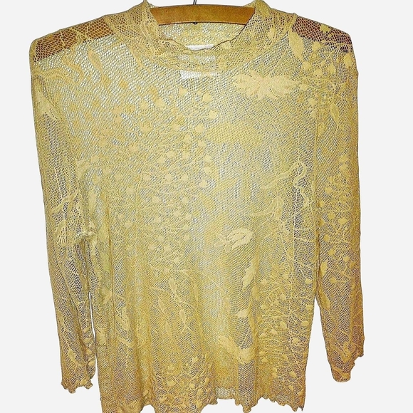 Vintage Fashion Bug Women's Lace Top - Picture 3 of 6